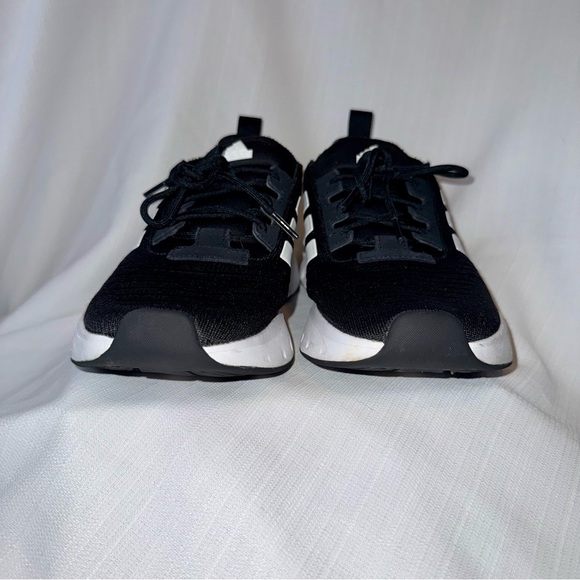 Adidas Black and White Athletic Bounce Running Shoes Men\'s Size 8.5